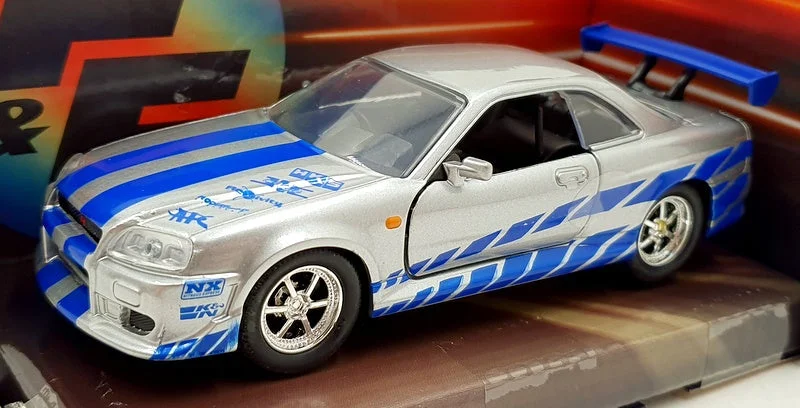 Enthusiastic toysJada 1/36 Scale 97184 - Brians Nissan Skyline GT-R R34 - Fast & Furious Enthusiastic toysJada 1/36 Scale 97184 - Brians Nissan Skyline GT-R R34 - Fast & Furious