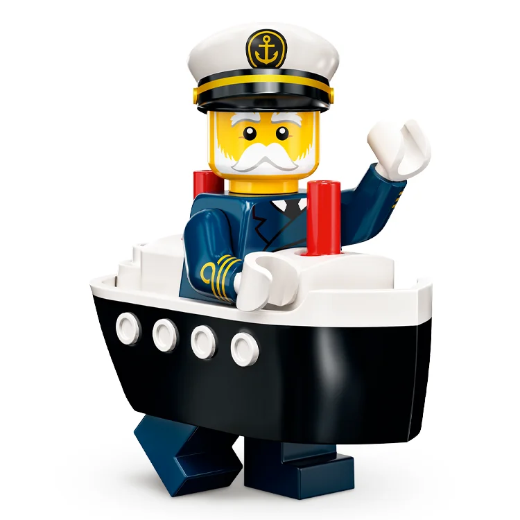 Age-appropriate LEGO toysLEGO Collectable Minifigures - Ferry Captain (10 of 12) [Series 23] (SEALED PACK)