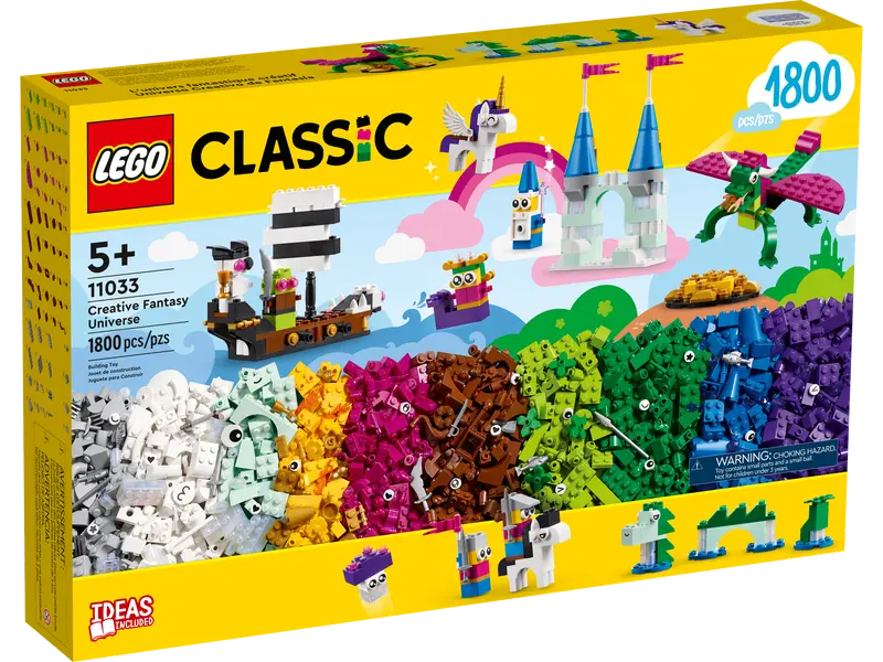 Encouraging hand-eye coordination LEGOLEGO® CLASSIC CREATIVE FANTASY UNIVERSE - 11033 Encouraging hand-eye coordination LEGOLEGO® CLASSIC CREATIVE FANTASY UNIVERSE - 11033