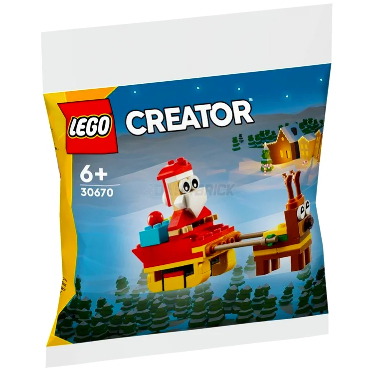 Imagination-sparking LEGO setsLEGO Creator: Santa's Sleigh Ride Polybag [30670]