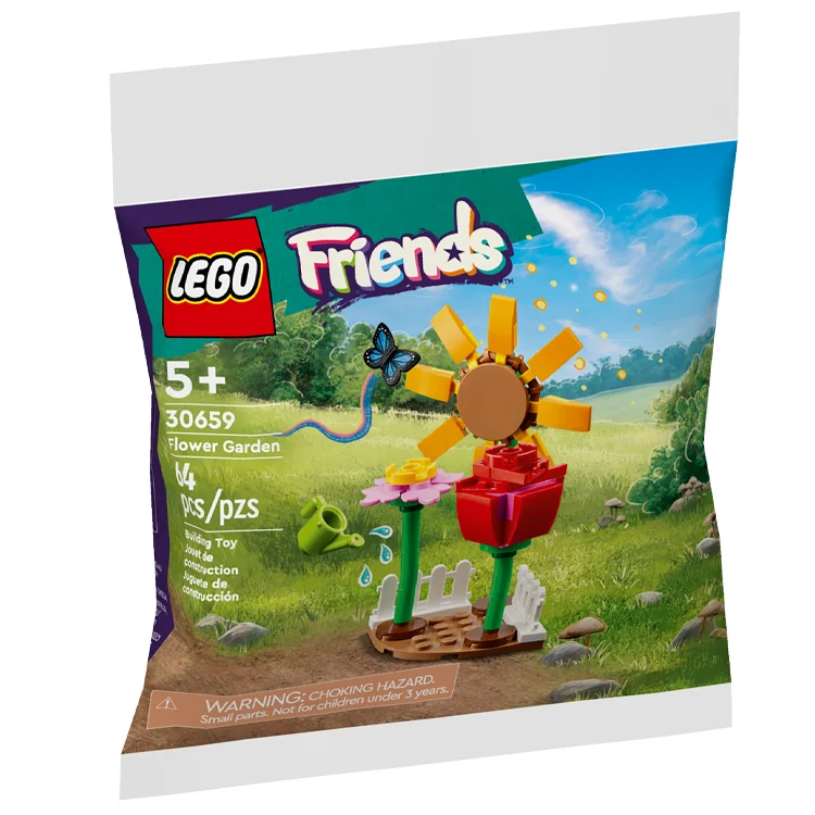 Reflecting popular cultures LEGO themesLEGO Friends: Flower Garden Polybag [30659]