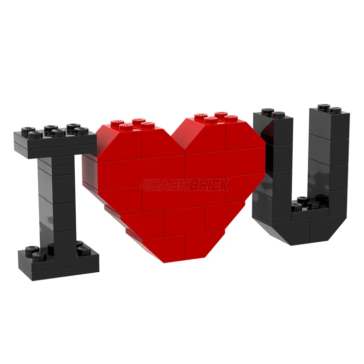 Enhancing problem-solving skills LEGOLEGO "I Heart U" - Love Heart Display [MiniMOC]