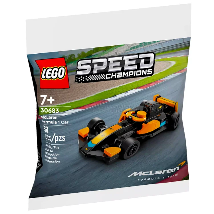 Encouraging imaginative storytelling LEGOLEGO Speed Champions - McLaren Formula 1 Car Polybag [30683]