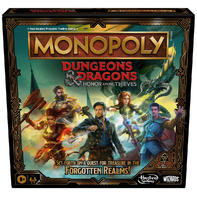 Logical puzzles Monopoly Dungeons And Dragons Movie Honor Among Thieves Game