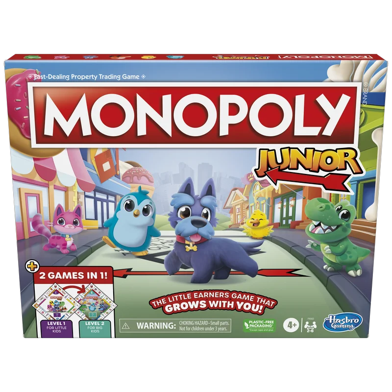 Time-consuming puzzles Monopoly Junior