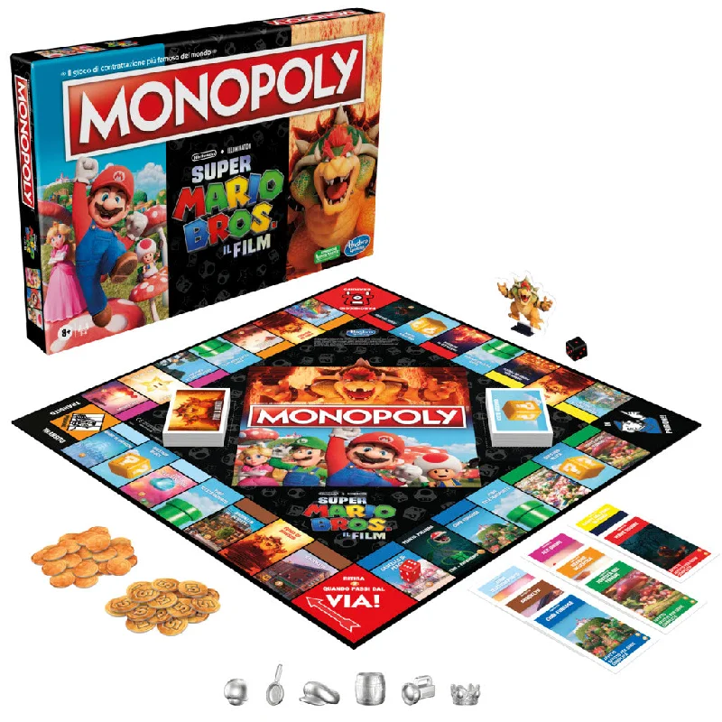 Engaging puzzlesMonopoly The Super Mario Bros. Movie Edition