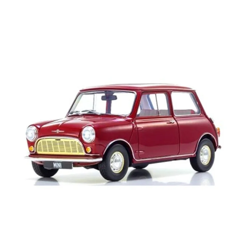 Playful toys Morris Mini Minor Cherry Red - 1:18 Scale Diecast Model Car