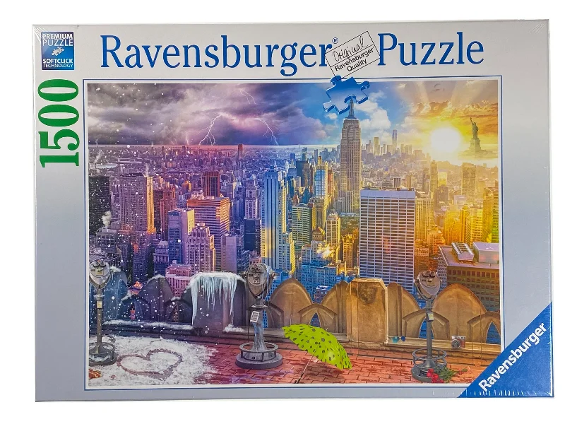 Challenging puzzles Seasons Of New York 1500 piece puzzle