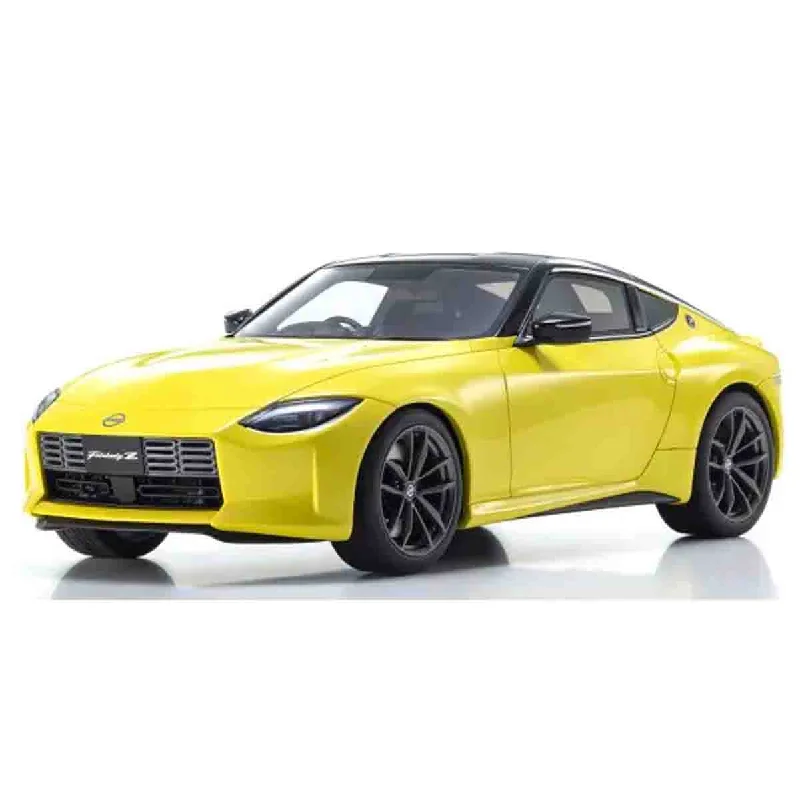 High-quality toy cars Nissan Fairlady Z Yellow / Black - 1:18 Scale Resin Model Car