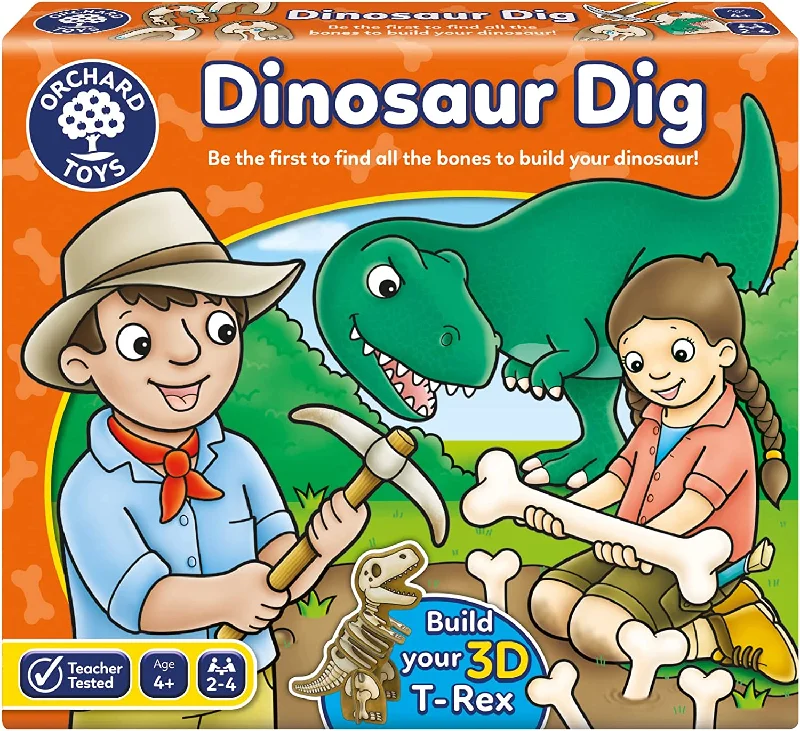 Challenging puzzles Orchard Toys Dinosaur Dig Game