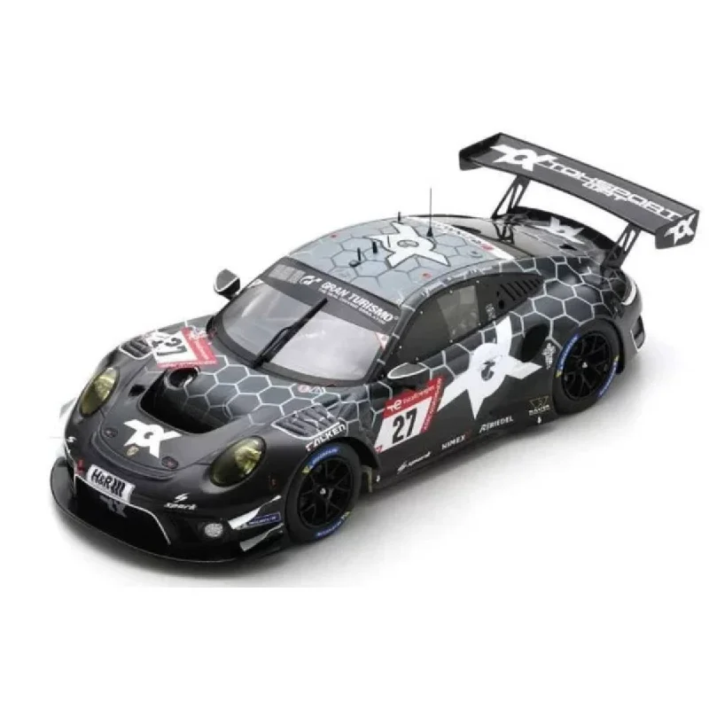 High-quality toy cars Porsche 911 GT3 R No.27 Toksport WRT - 24H Nürburgring 2022 - J. Andlauer - M. Campbell - M. Jaminet. Limited 300. With Acrylic Cover - 1:18 Scale Resin Model Car High-quality toy cars Porsche 911 GT3 R No.27 Toksport WRT - 24H Nürburgring 2022 - J. Andlauer - M. Campbell - M. Jaminet. Limited 300. With Acrylic Cover - 1:18 Scale Resin Model Car