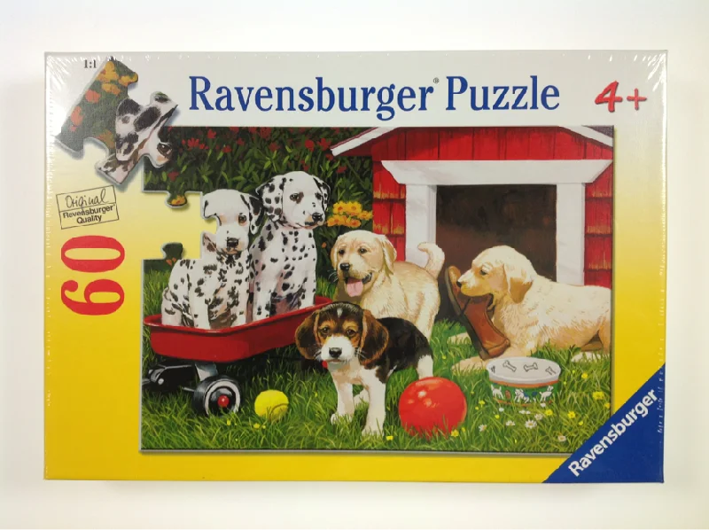 Addictive games Puppy Party 60 Piece Puzzle