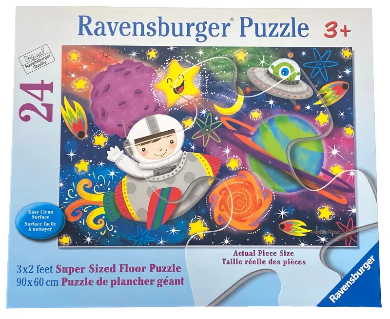 Engaging puzzlesSpace Rocket 24 Piece Floor Puzzle