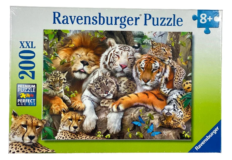 Time-consuming puzzles Big Cat Nap 200 Piece Puzzle