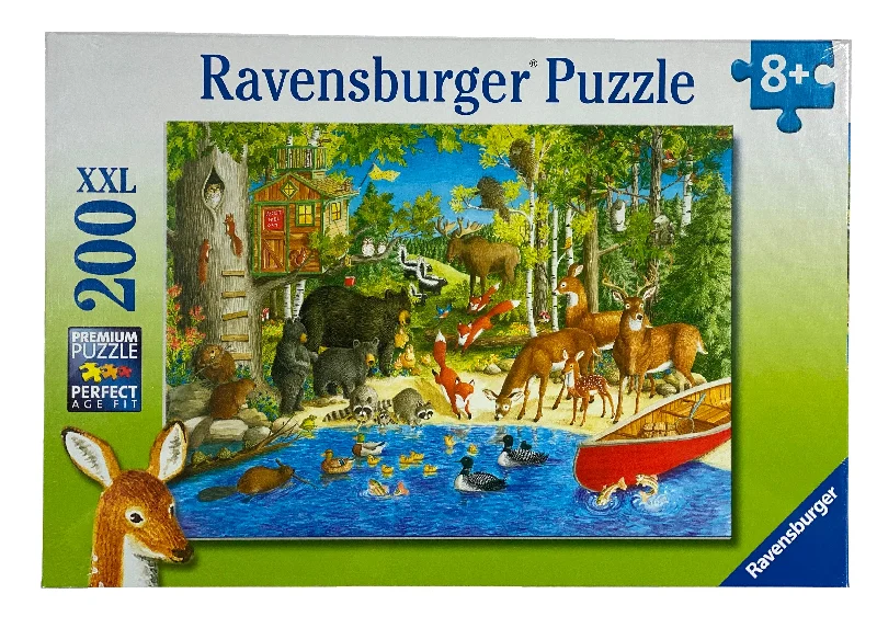 Interactive games Woodland Friends 200 Piece Puzzle