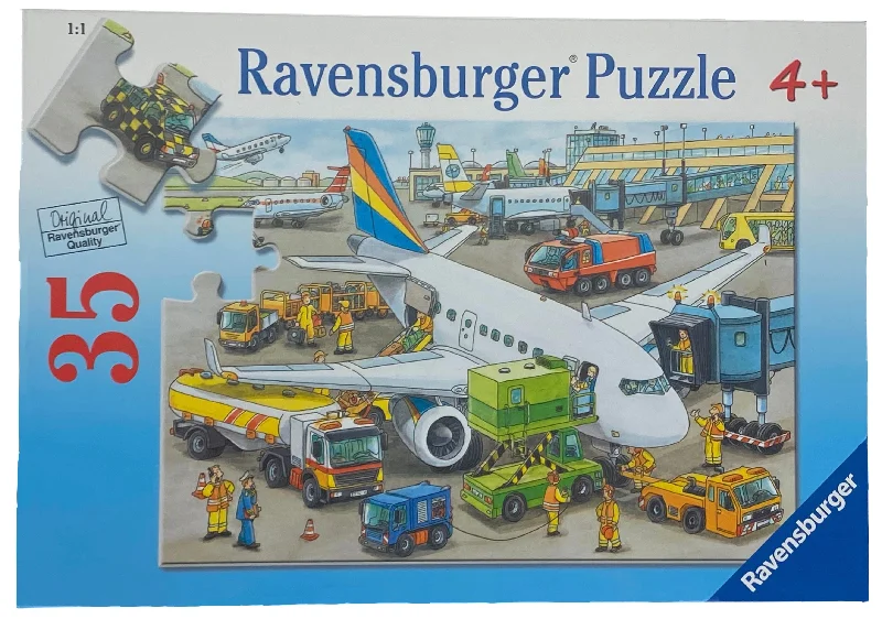 Educational games Busy Airport 35 Piece Puzzle