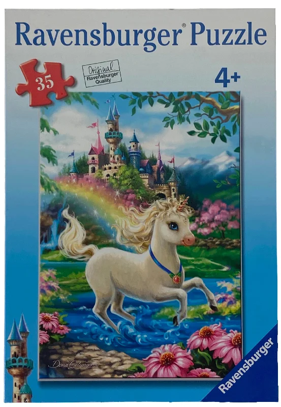 Educational games Unicorn Castle 35 Piece Puzzle