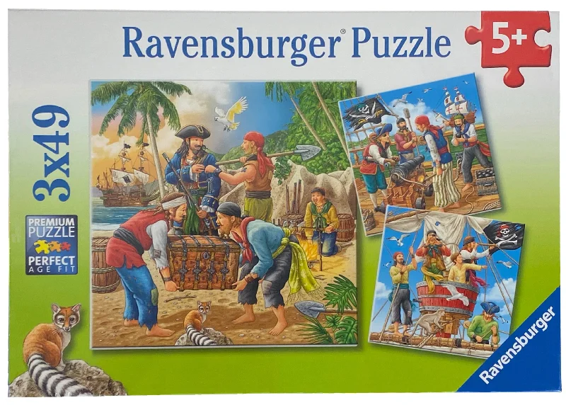 Interactive games Adventure On The High Seas 3X49 Piece Puzzles