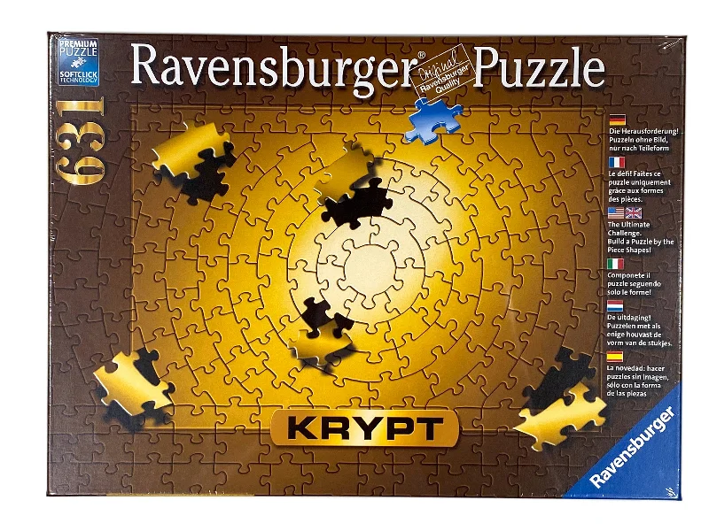 Time-consuming puzzles Krypt Gold 631 Piece Puzzle