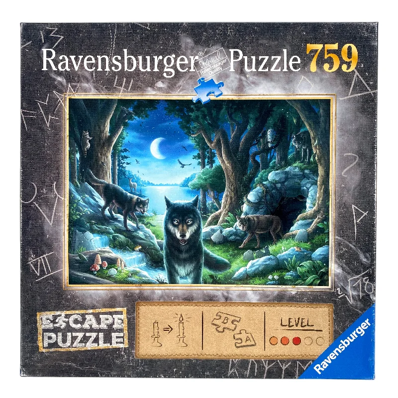 Multi-level puzzles The Curse of The Wolves - 759 Piece Escape Puzzle