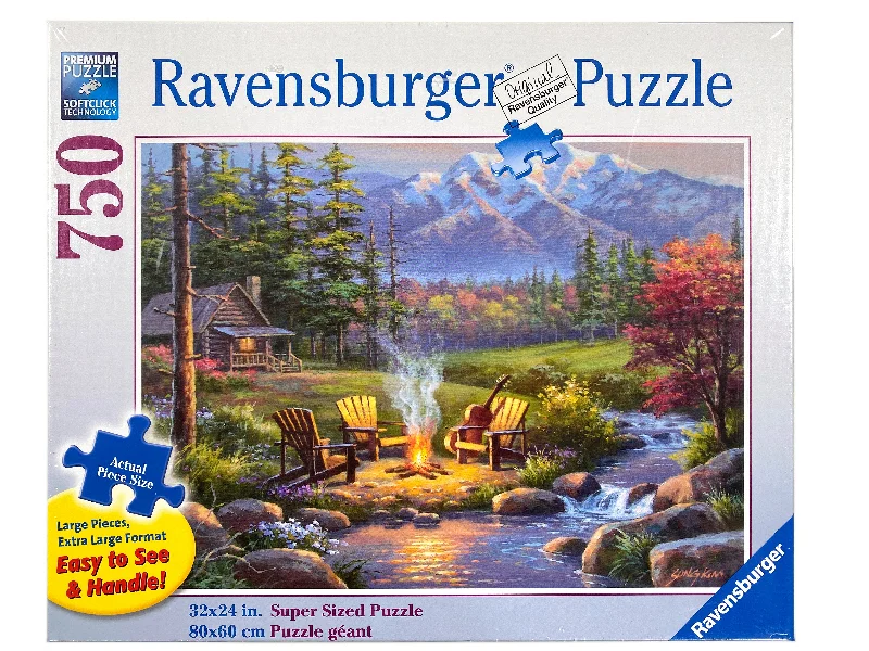 Strategic puzzles Riverside Livingroom 750 Piece Large Format Puzzle