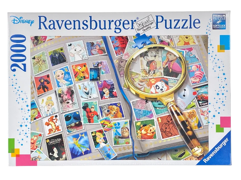 Challenging puzzles My Favorite Stamps 2000 Piece Disney Puzzle