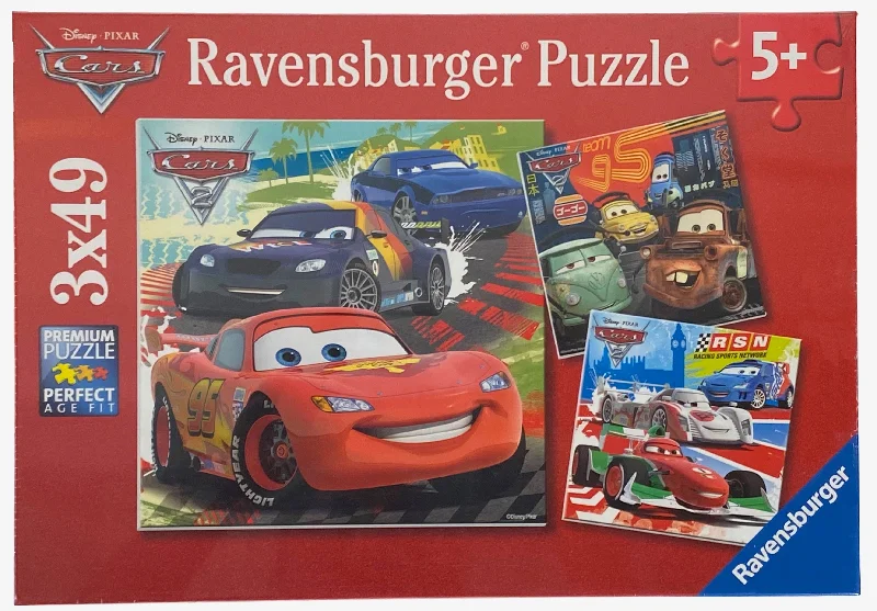 Strategic puzzles Cars World Wide Racing Fun 3X49 Piece Puzzles