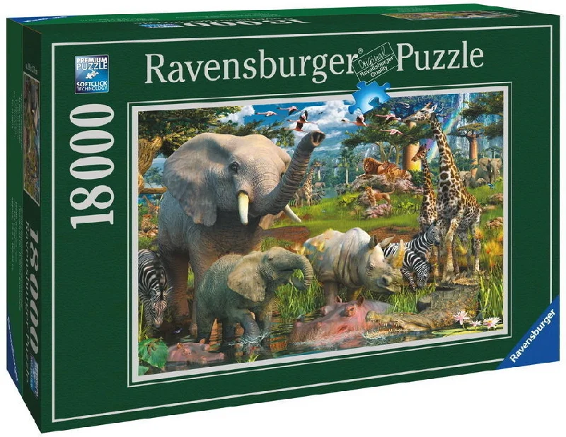 Exciting gamesRavensburger At The Waterhole 18000 Piece