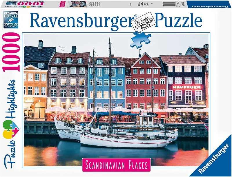 Fun gamesRavensburger Copenhagen Denmark 1000 Piece