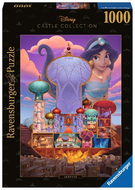 Thought-provoking puzzles Ravensburger Disney Castles Jasmin 1000 Piece