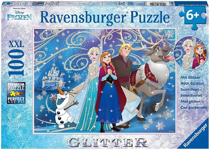 Educational games Ravensburger Disney Frozen Ii Glittery Snow XXL 100 Piece