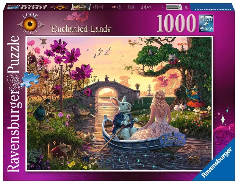Fast-paced games Ravensburger Enchant Lands Look & Find 1000 Piece