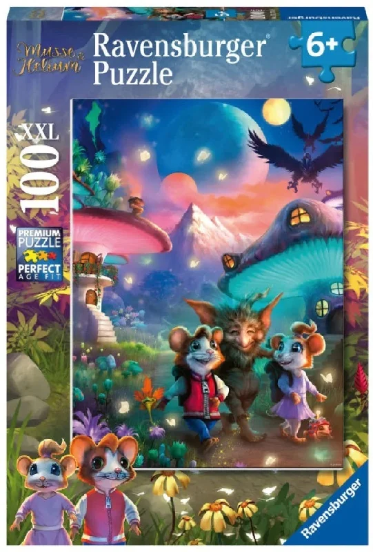 Competitive games Ravensburger Enchanting Mushroom Town 100 Piece