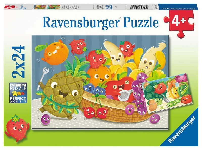 Intricate puzzles Ravensburger Fruit & Veggie Fun 2x24 Piece