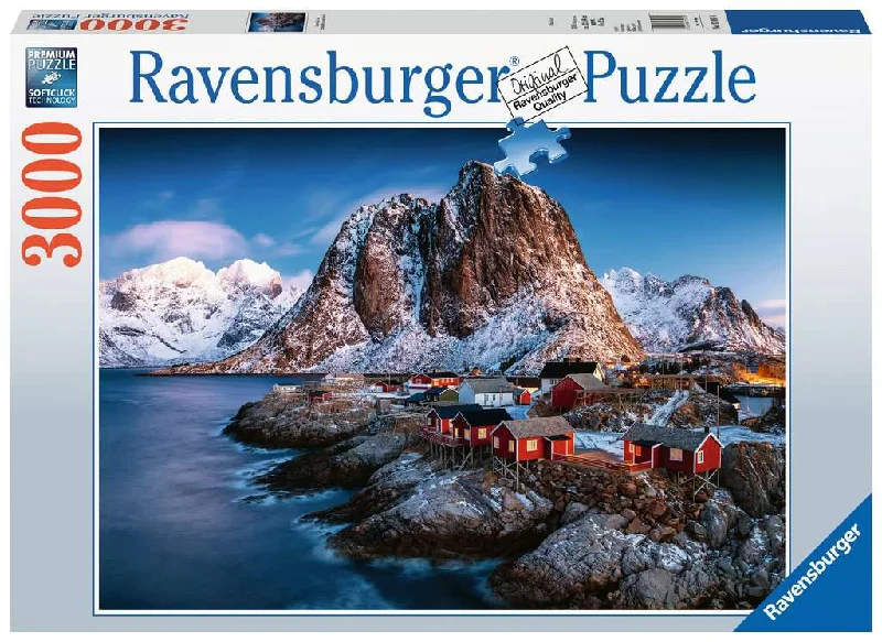 Thought-provoking puzzles Ravensburger Hamnoy Lofoten 3000 Piece