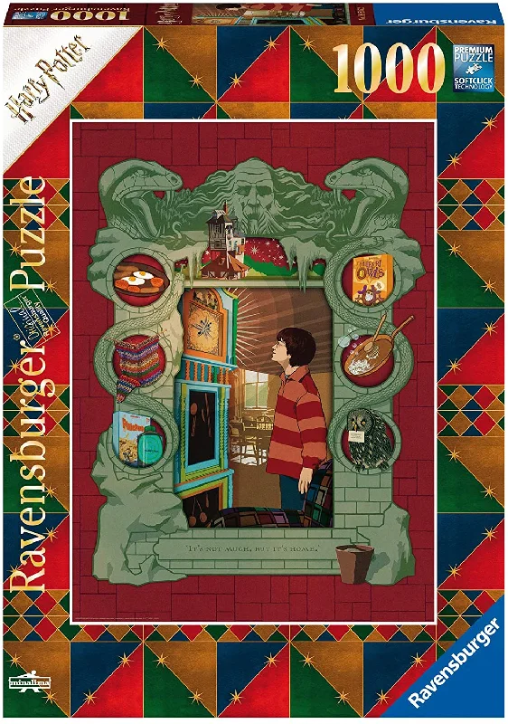 Age-appropriate puzzles Ravensburger Harry Potter At At Home With The Weasley Family 1000 Piece