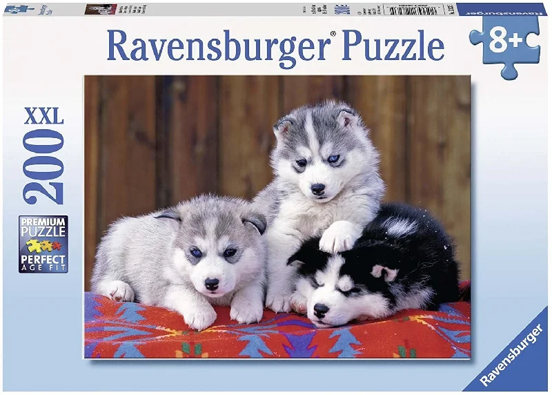 Multi-level puzzles Ravensburger Mignons Huskies 200 Piece