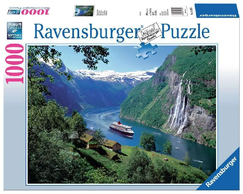 Fast-paced games Ravensburger Norwegian Fjord 1000 Piece