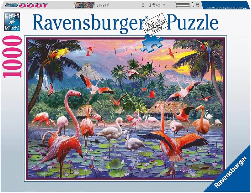 Competitive games Ravensburger Pink Flamingos 1000 Piece