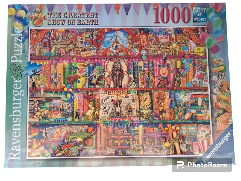 Thought-provoking puzzles Ravensburger Puzzle 1000pc The Greatest Show on Earth