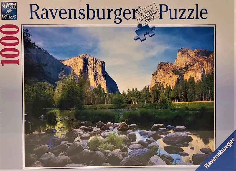 Challenging puzzles Ravensburger Puzzle 1000pc Yosemite Valley