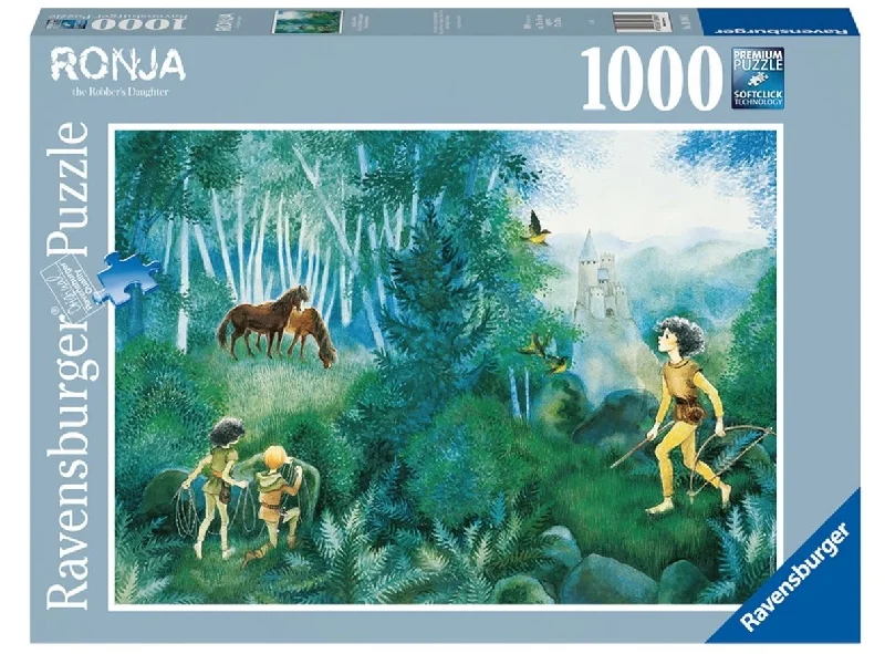 Intricate puzzles Ravensburger Ronja The Robbers Daughter 1000 Piece