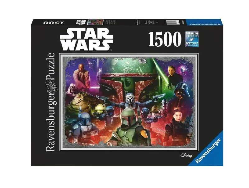 Strategic puzzles Ravensburger Star Wars: Boba Fett: Bounty Hunter 1500 Piece