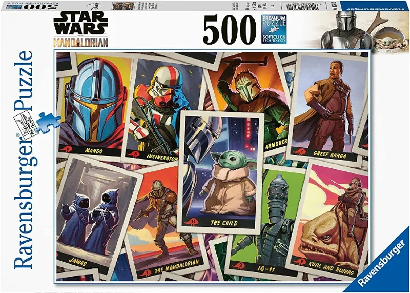 Fast-paced games Ravensburger Star Wars: The Mandalorian The Child 500 Piece