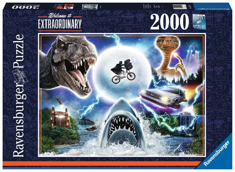 Time-consuming puzzles Ravensburger Universal & Amblin 2000 Piece