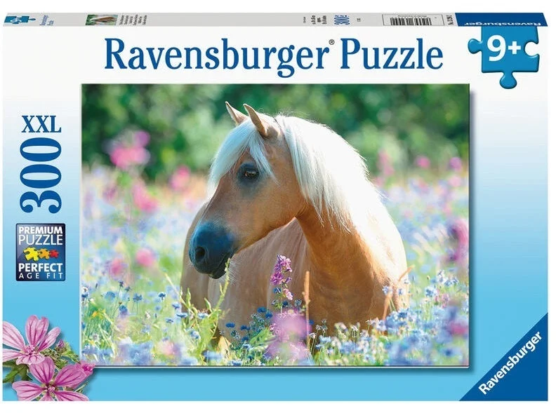 Age-appropriate puzzles Ravensburger Wildflower Pony 300 Piece