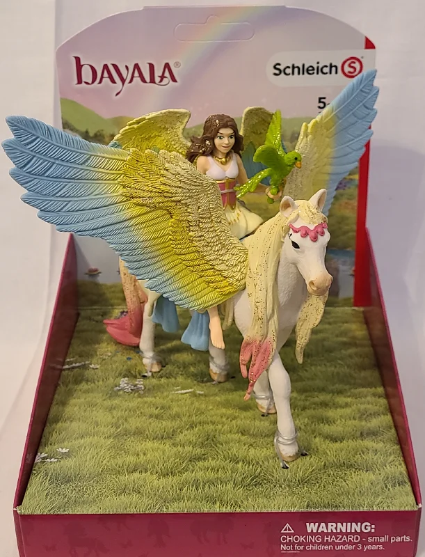 Fast-paced games Schleich Bayala - Surah with Glitter Pegasus