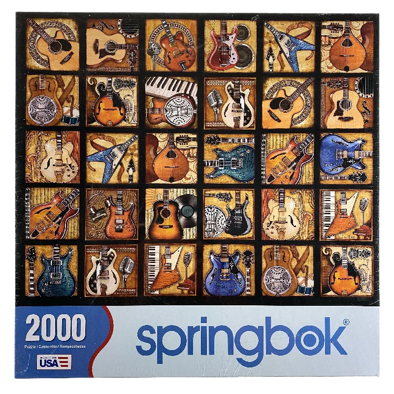 Relaxing games Six String Symphony 2000 Piece Puzzle