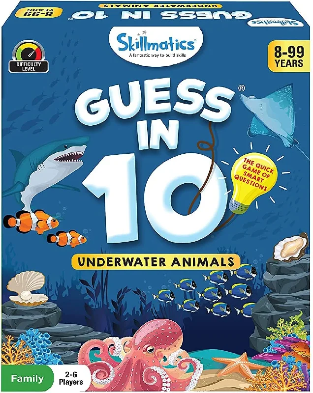 Relaxing games Skillmatics Guess In 10 Underwater Animals