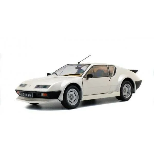 High-quality toy cars SOLIDO 1/18 1983 White Alpine A310 Pack GT